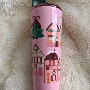 Starbucks 2025 Limited-Edition Pink Bear Holiday Tumbler – Rare Collectible